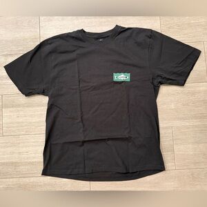 Men's Stussy Heal The Bay 40 Pigment Dyed Faded Black Tee 3904033 T-Shirt Large